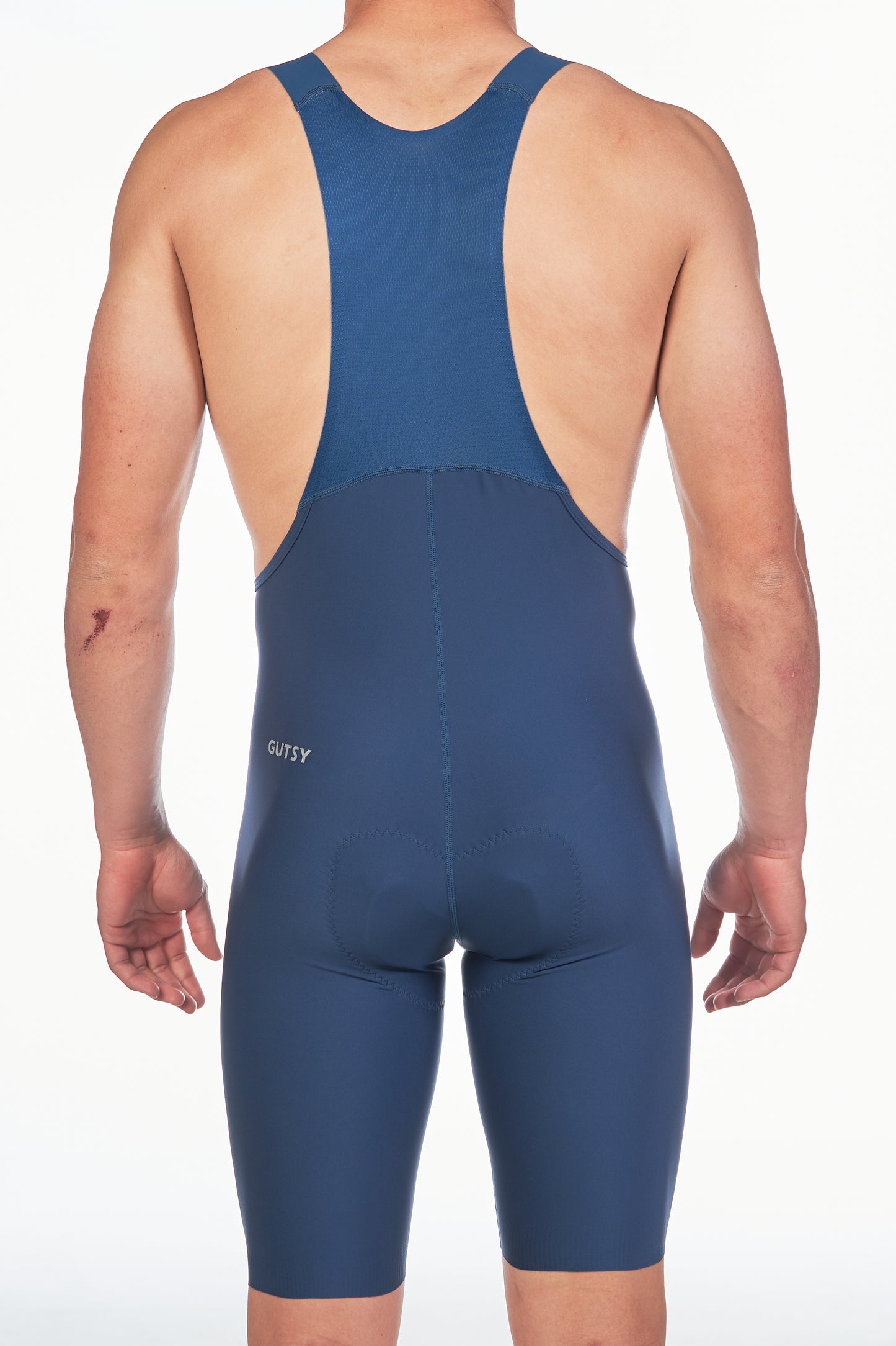 BLUE MEN'S CYCLING BIB SHORTS