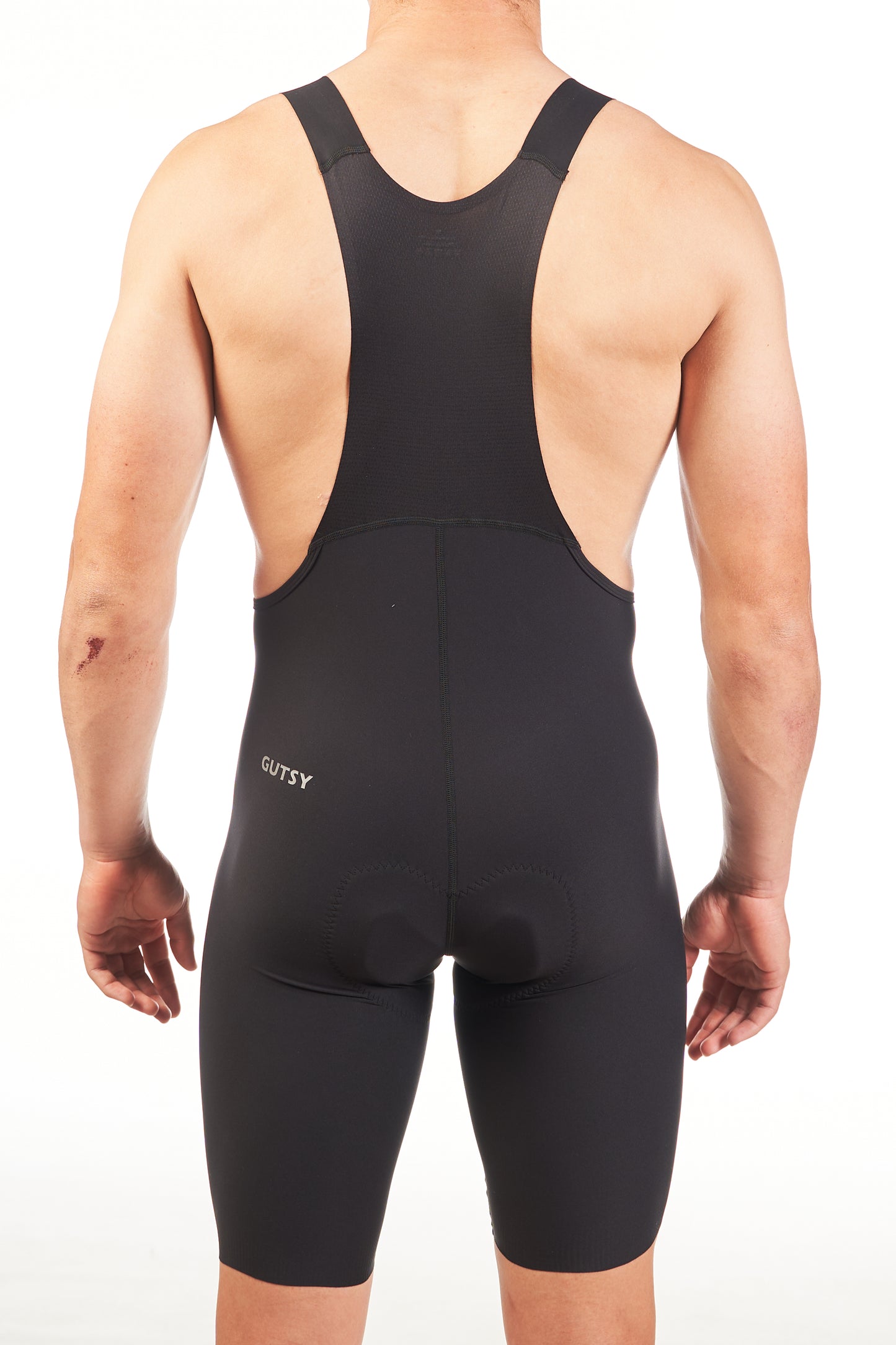 BLACK MEN'S CYCLING BIB SHORTS