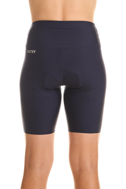 NAVY WOMEN'S CYCLING SHORTS - EXTRA LENGTH